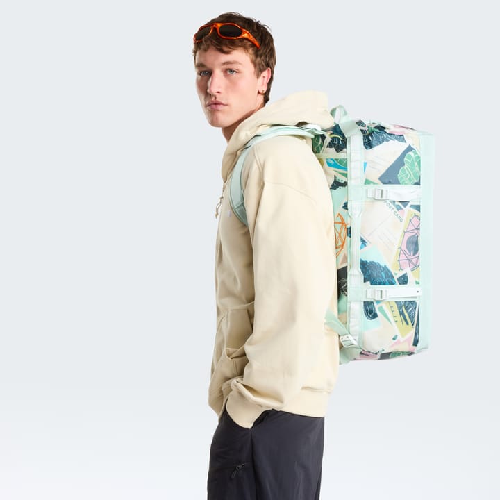 The North Face Base Camp Duffel - S Opal Frost TNF Postcards Print/Opal Frost/Pearl Stone The North Face