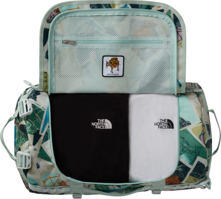 The North Face Base Camp Duffel - S Opal Frost TNF Postcards Print/Opal Frost/Pearl Stone The North Face