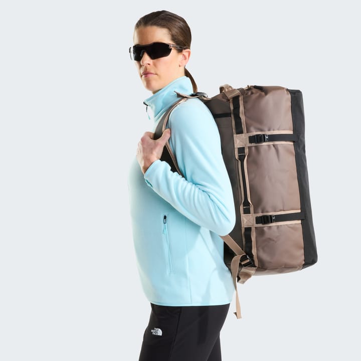 The North Face Base Camp Duffel - S Smokey Brown/TNF Black/Garnet The North Face