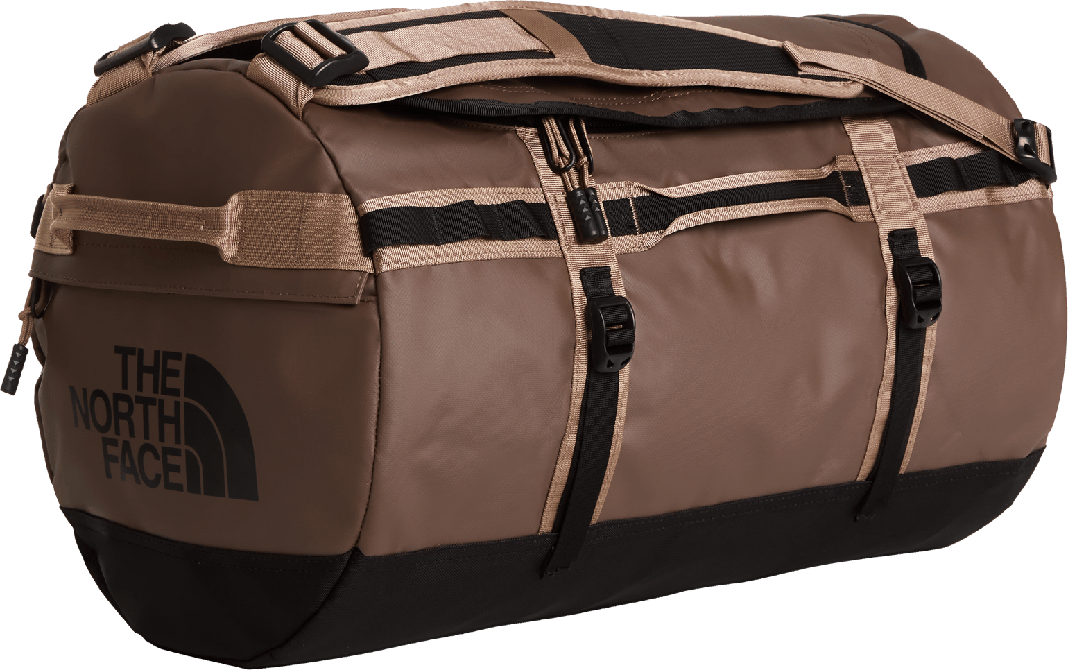 The North Face Base Camp Duffel - S Smokey Brown/TNF Black/Garnet