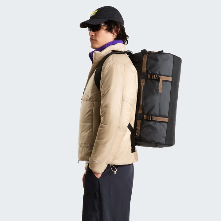 The North Face Base Camp Duffel - S TNF Black/Smokey Brown/PBF Patch The North Face