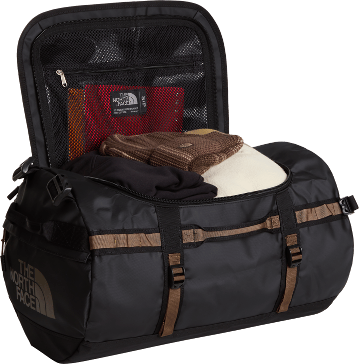 The North Face Base Camp Duffel - S TNF Black/Smokey Brown/PBF Patch The North Face