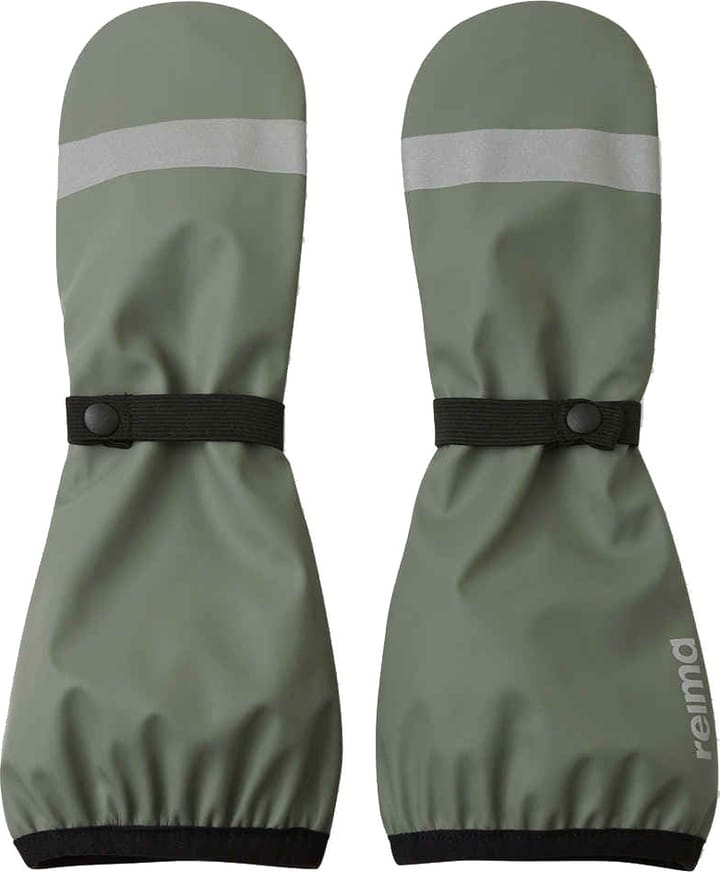 Kids' Rain Mittens Puro Greyish Green Reima