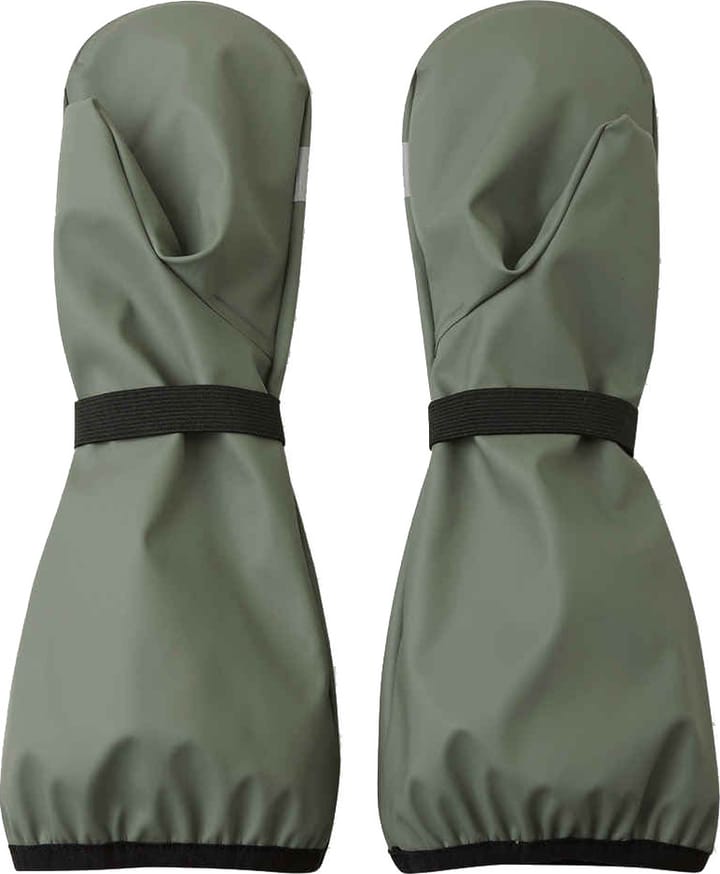 Kids' Rain Mittens Puro Greyish Green Reima