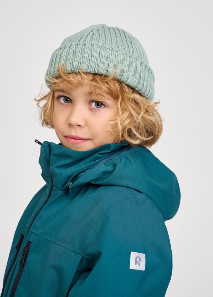Reima Kids' Organic Cotton Beanie Hattara Stone Green Reima