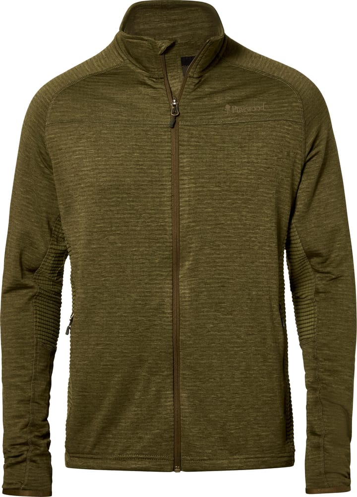 Pinewood Men's Abisko Fleece Jacket Olive Green Pinewood