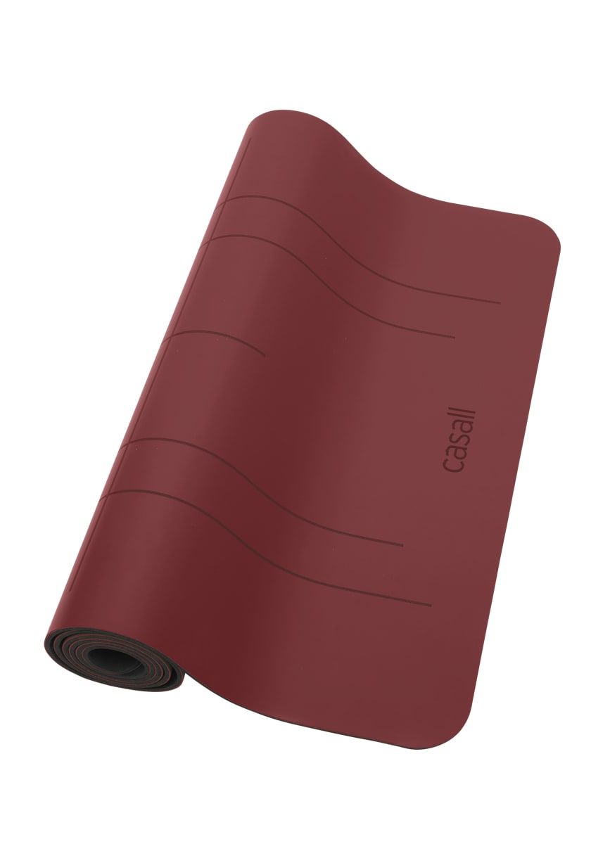 Casall Yoga Mat Grip&cushion Iii 5mm Evening Red