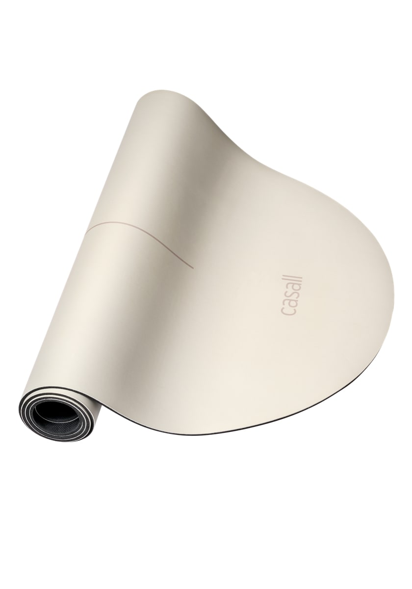Casall Yoga Mat Grip&Cushion Iii Oval Mat 5mm Matte White