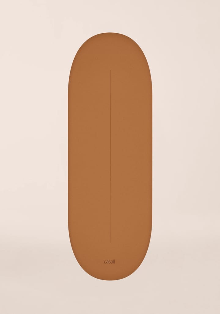 Casall Yoga Mat Grip&Cushion Iii Oval Mat 5mm Vintage Brown Casall