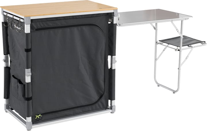 Outwell Padres Storage Unit With Side Table Shadow Grey Outwell