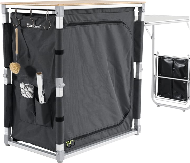 Outwell Padres Storage Unit With Side Table Shadow Grey Outwell