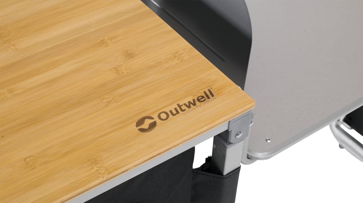 Outwell Padres Storage Unit With Side Table Shadow Grey Outwell