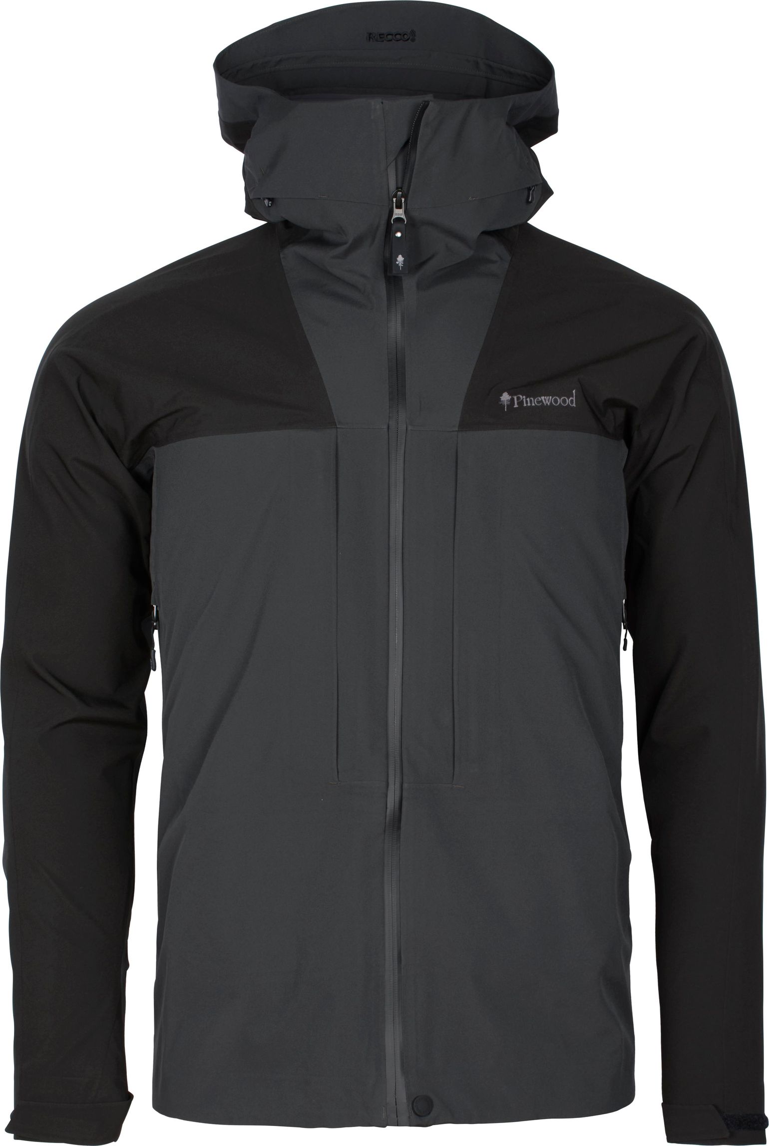 Pinewood Men's Abisko Trekking 3-Layer Jacket Dark Anthracite/Black