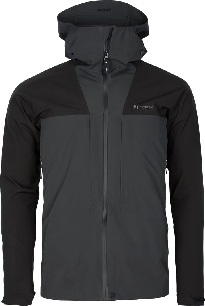 Pinewood Men's Abisko Trekking 3-Layer Jacket Dark Anthracite/Black Pinewood