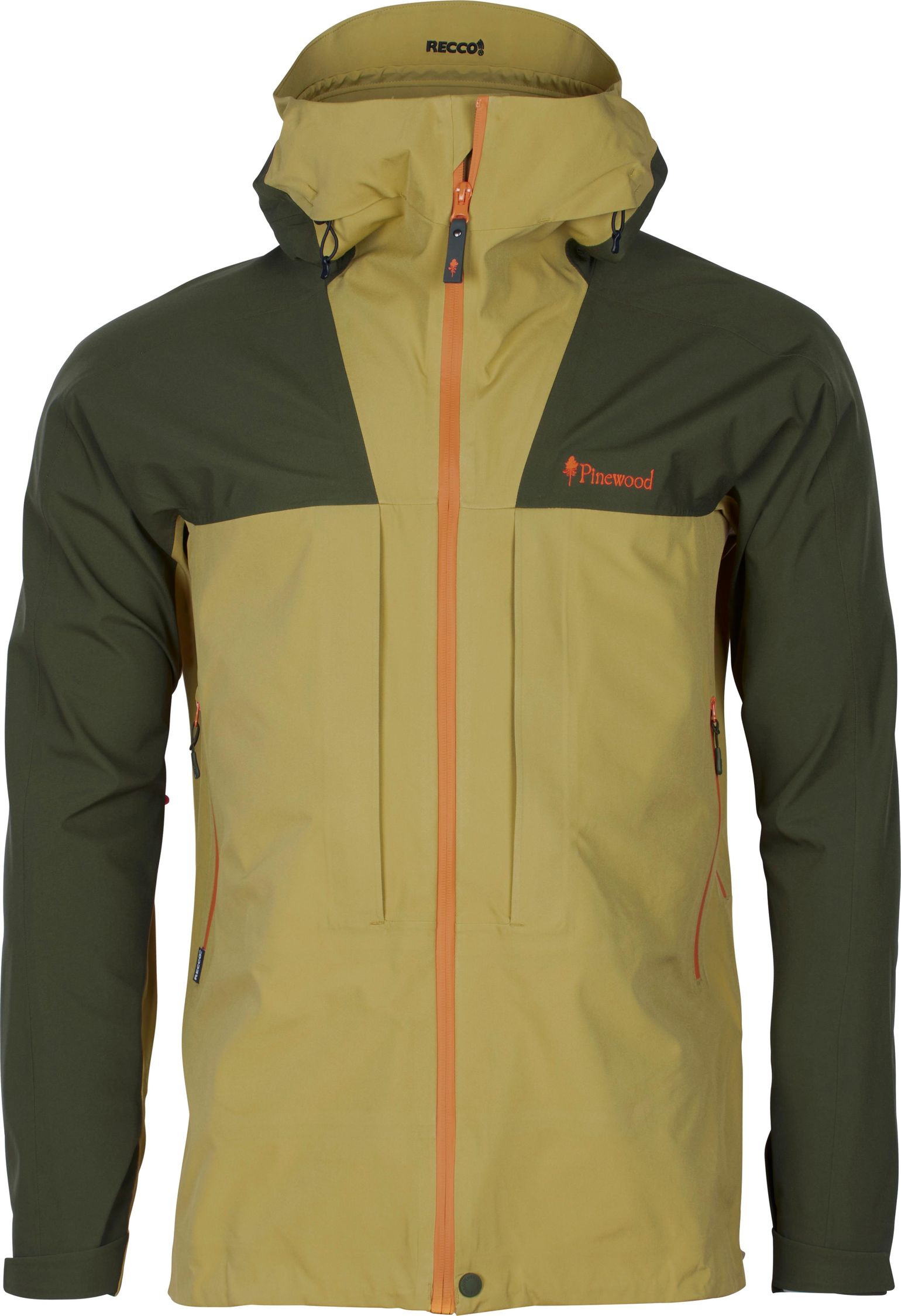 Pinewood Men's Abisko Trekking 3-Layer Jacket Goldenhay/Mossgreen