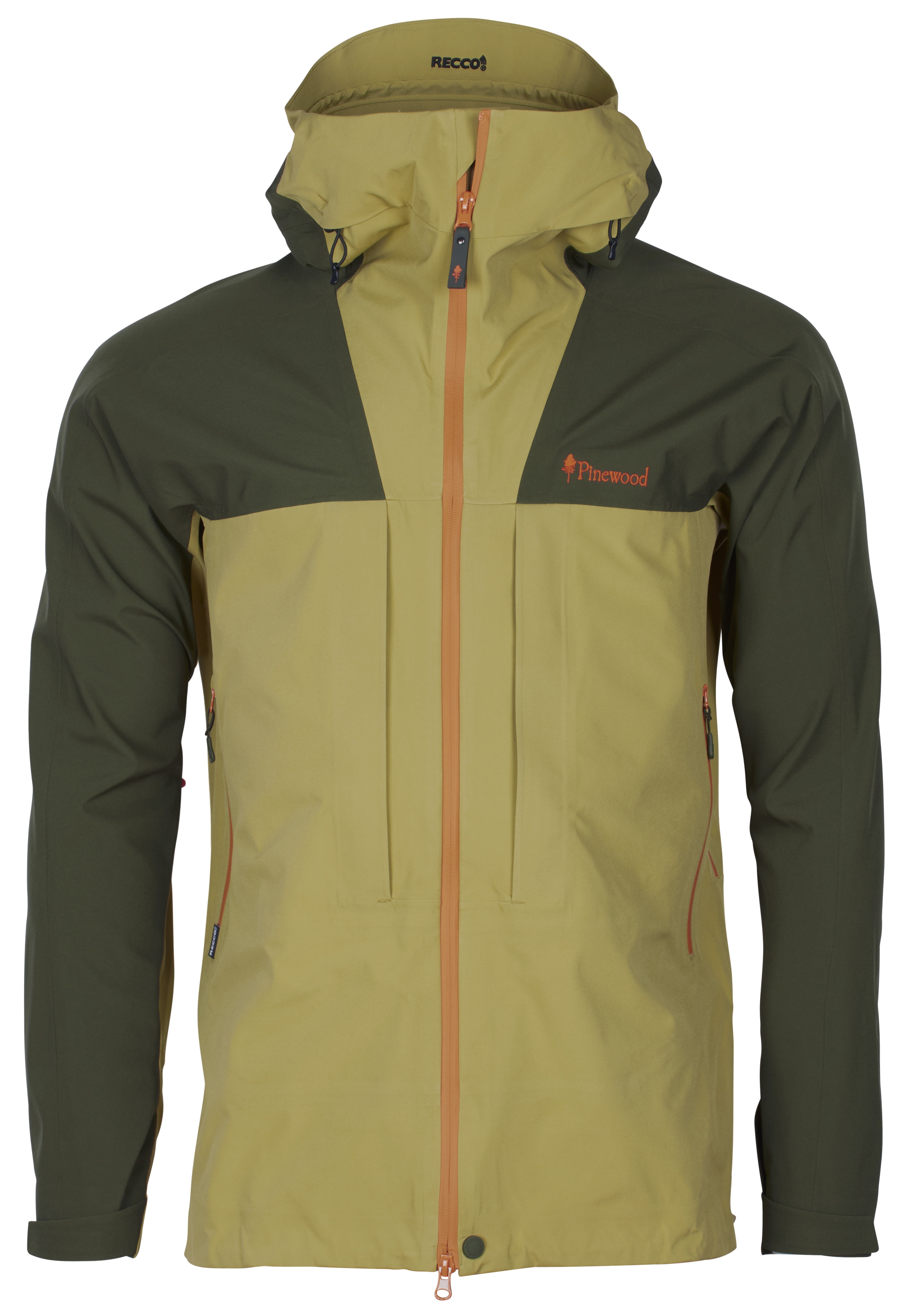 Pinewood Men’s Abisko Trekking 3-Layer Jacket Goldenhay/Mossgreen
