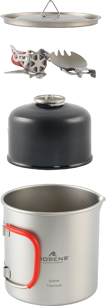 Robens Fire Wisp Solo Cook Set UL Silver Robens
