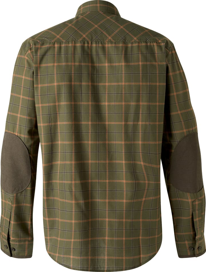 Pinewood Men's Wolf Shirt Green/terracotta Pinewood