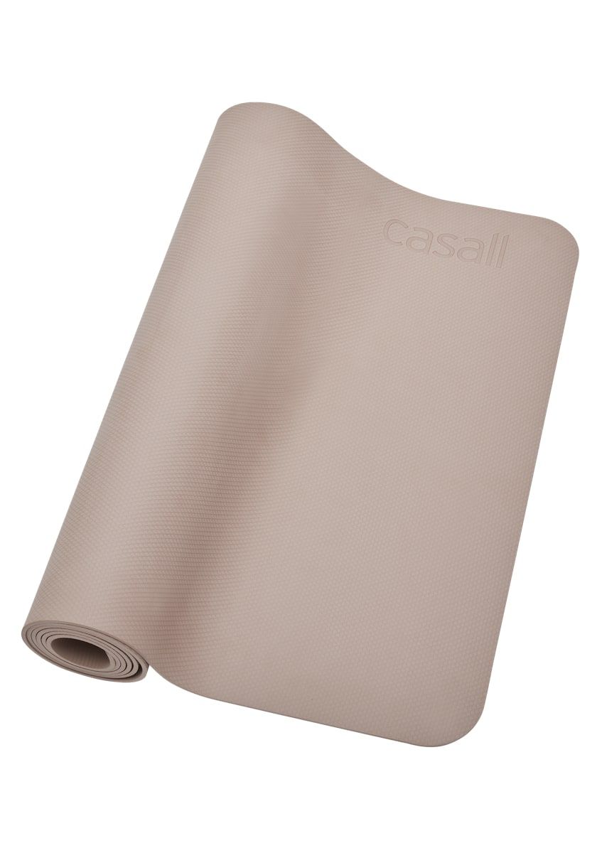 Casall Exercise Mat Balance 4mm Pvc Free Taupe Grey