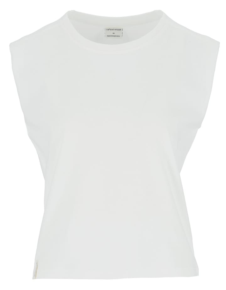 Twentyfour Mode Sleeveless Tee D Hvit Twentyfour