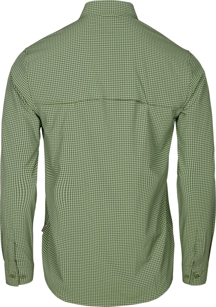 Pinewood Men's Insectsafe Long Sleeve Shirt Pine Green/Off White Pinewood