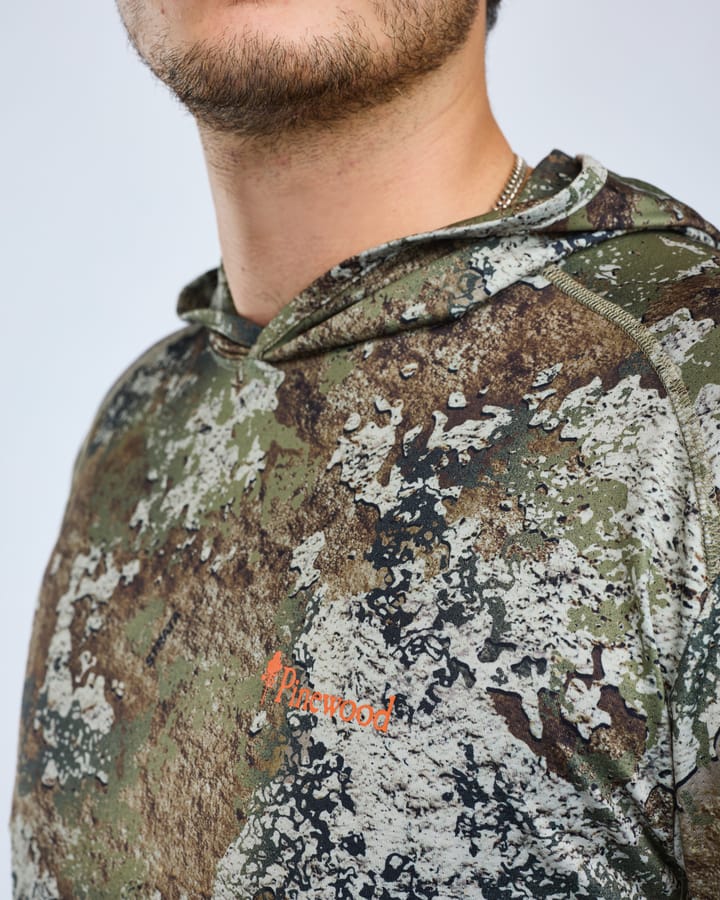 Pinewood Men's Furudal Insectsafe Camou Hoodie Strata Pinewood