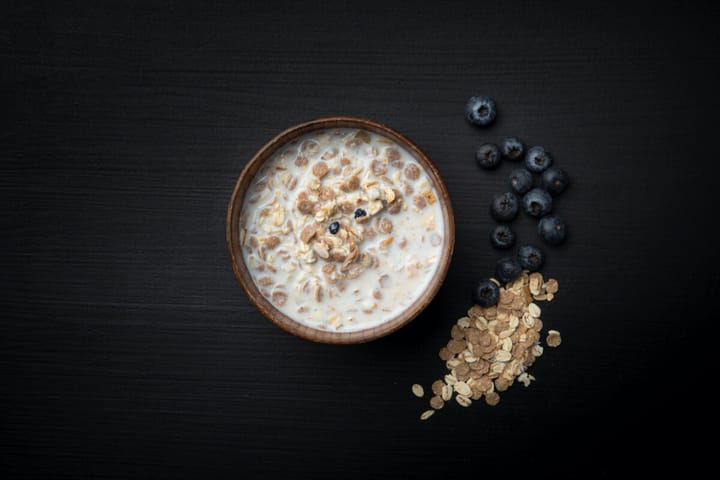 Real Turmat Blueberry And Vanilla Müsli Grå Real Turmat