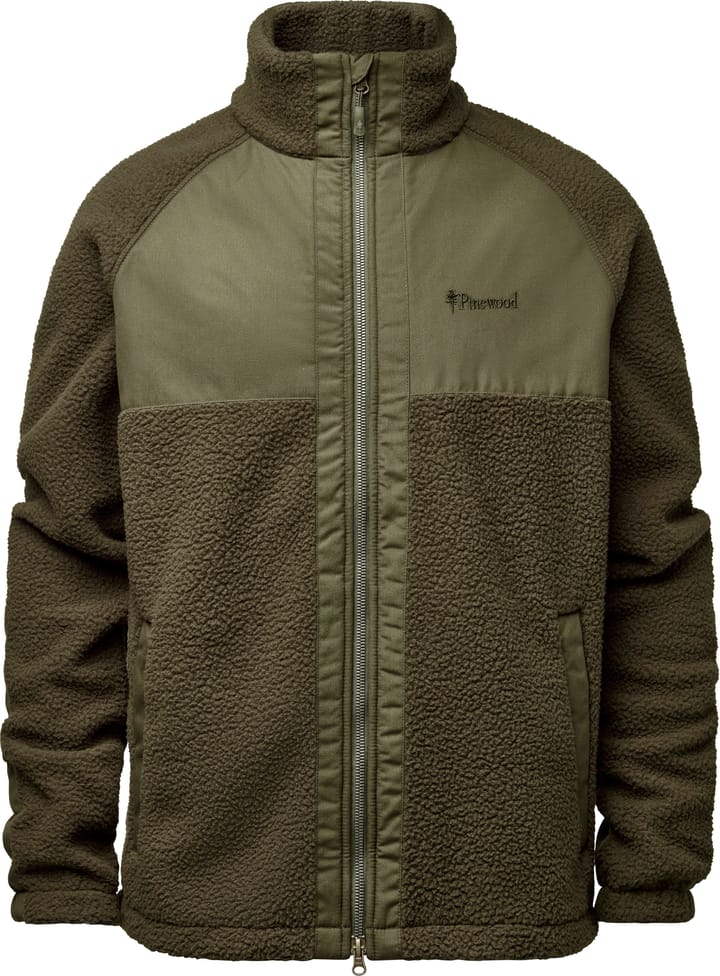 Pinewood Men's Pile Fleece Jacket Moss Green Pinewood