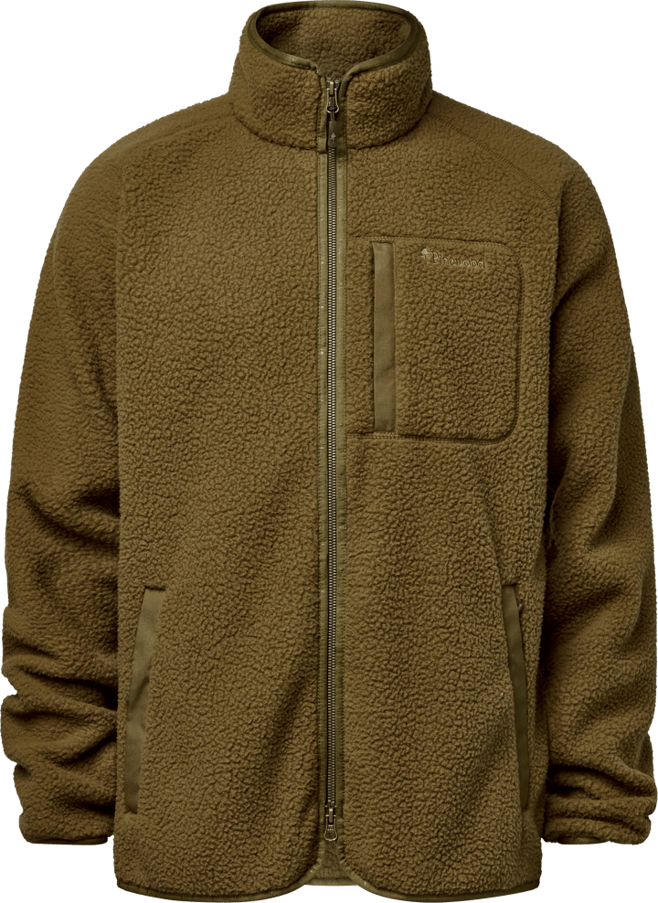 Pinewood Men's Forest Pile Fleece Jacket Olive Green Pinewood