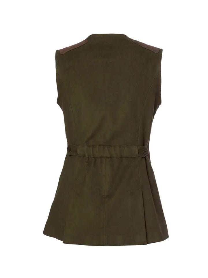 Chevalier Elemore Moleskin Shooting Vest Women Forest Green Chevalier