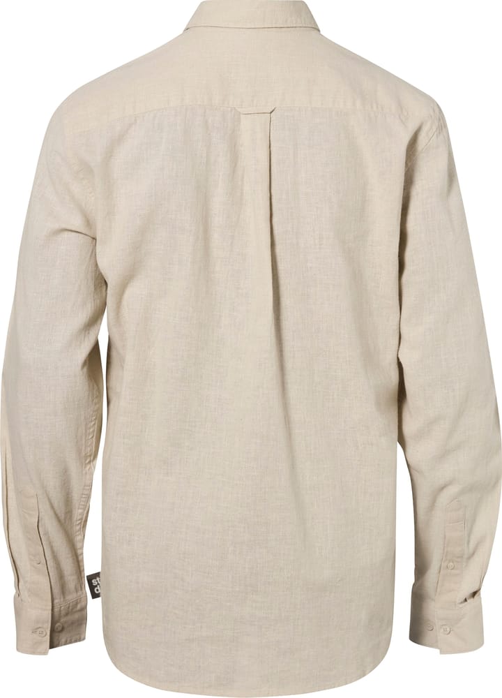 Pinewood Men's Värnamo InsectSafe Hemp Mix L/S Shirt Linen Beige Pinewood