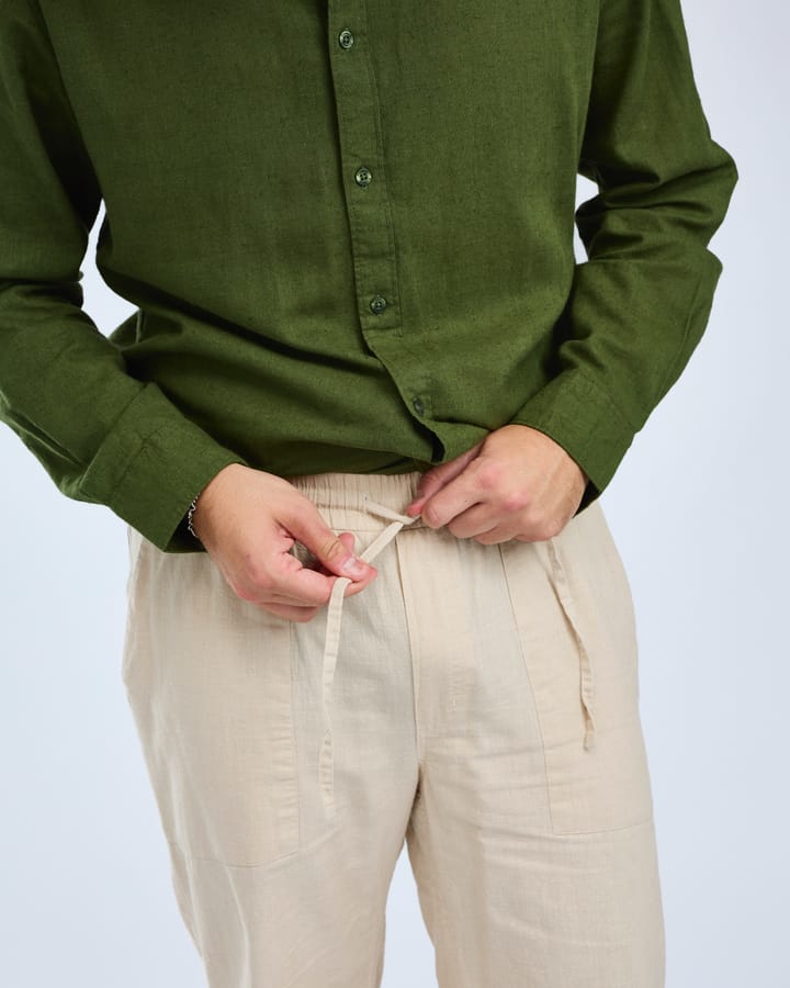 Pinewood Men's Värnamo InsectSafe Hemp Mix Trousers Linen Beige Pinewood