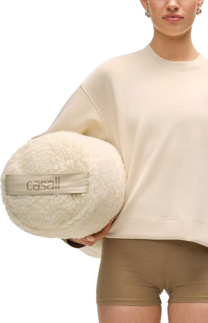 Casall Yoga Bolster Pillow Wool Offwhite Casall