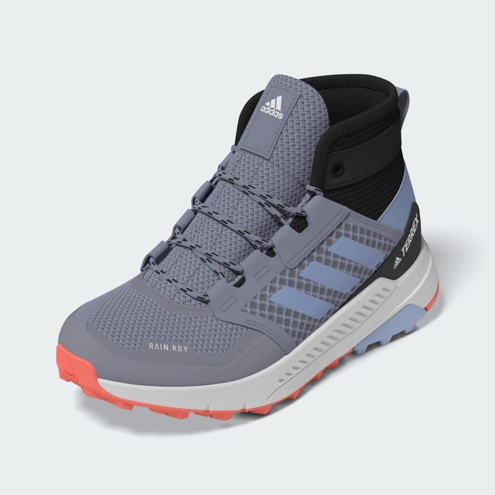 Adidas Kids' Terrex Trailmaker Mid RAIN.RDY Hiking Shoes Silvio/Bludaw/Cblack Adidas