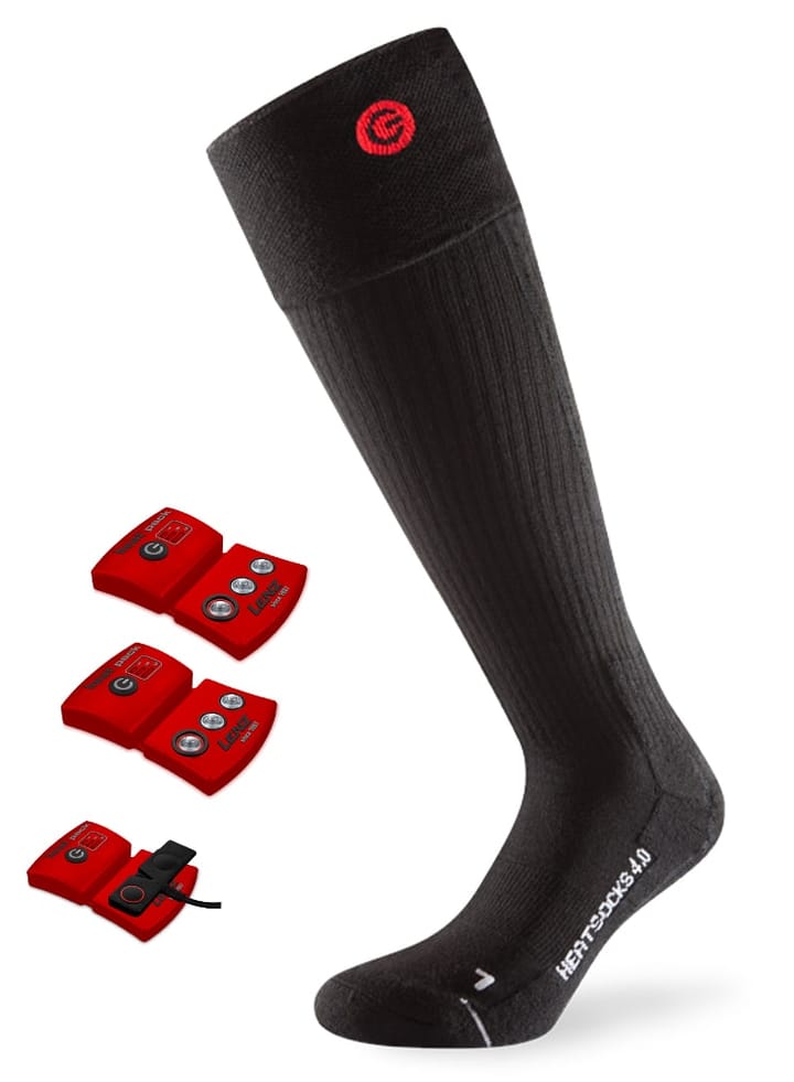 Lenz Heat Sock + Heat Pack Set Black Lenz