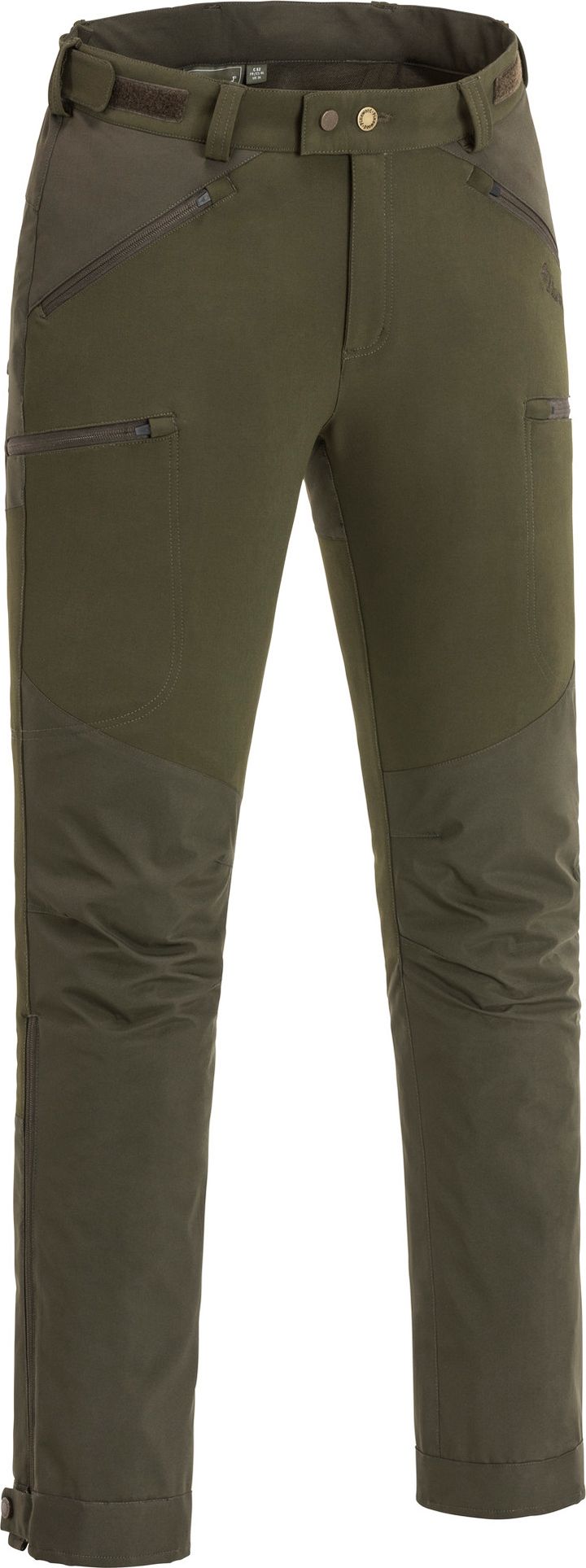 Pinewood Men's Brenton Trousers Dark Olive/Suede Brown Pinewood