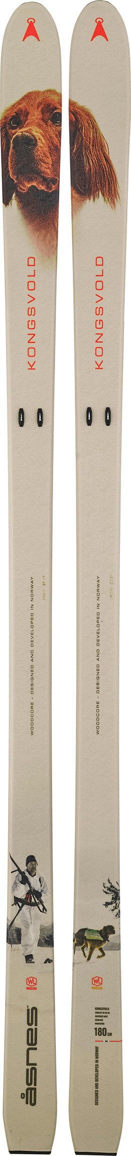 Åsnes Kongsvold Bc Ski Waxless One Colour Turski 200 (90+ kg)