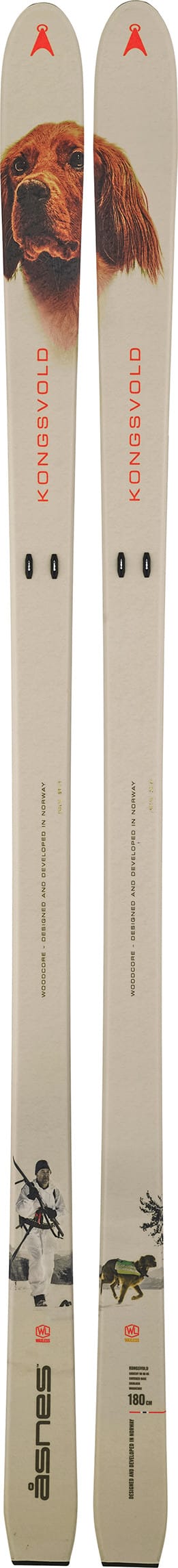 Åsnes Kongsvold Bc Ski Waxless One Colour Åsnes