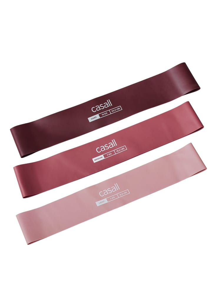 Casall Rubber Bands 3-pack Pink Mix Casall Casall Rubber Bands 3-pack Pink Mix Casall
