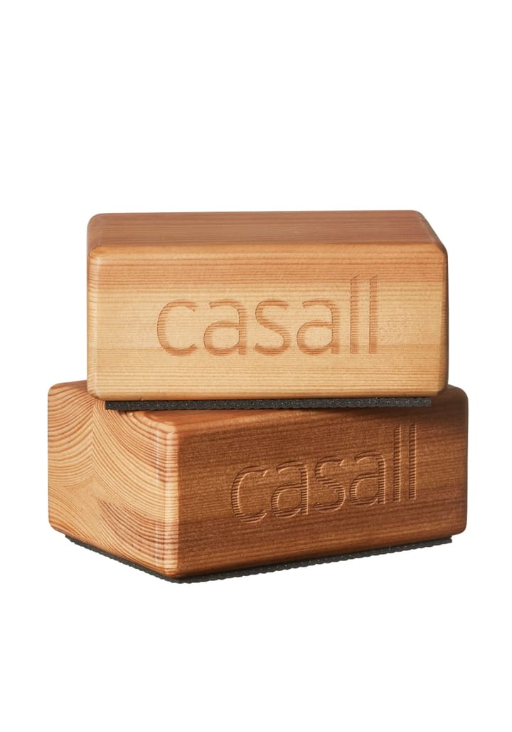 Casall Wood Handstand Block 2pcs Natural Wood /Black Casall