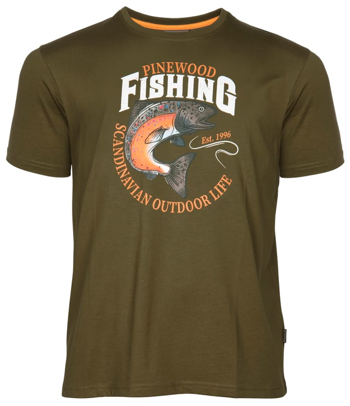 Pinewood Men's Fish T-Shirt Green Pinewood