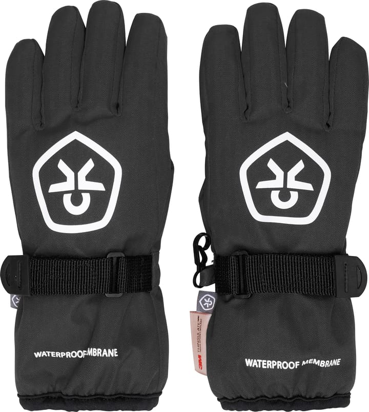 Color Kids Gloves - Waterproof Black Color Kids