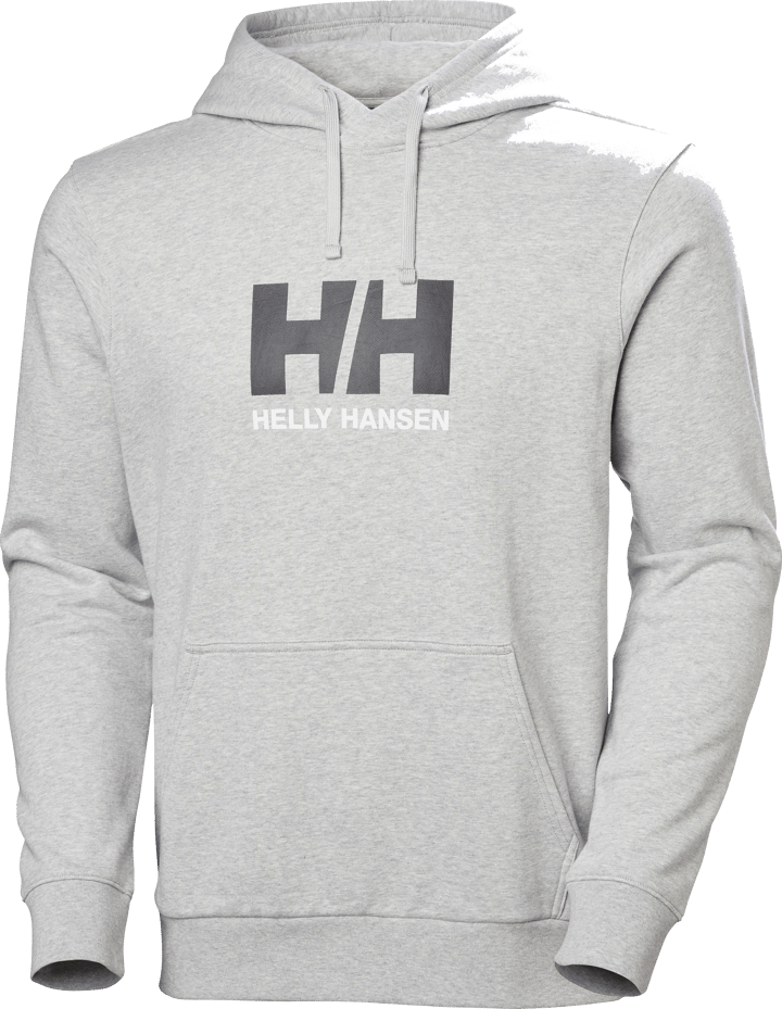 Helly Hansen Men's HH Logo Hoodie Grey Melange Helly Hansen