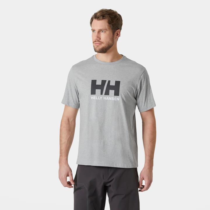 Helly Hansen Men's HH Logo T-Shirt 3.0 Grey Melange Helly Hansen