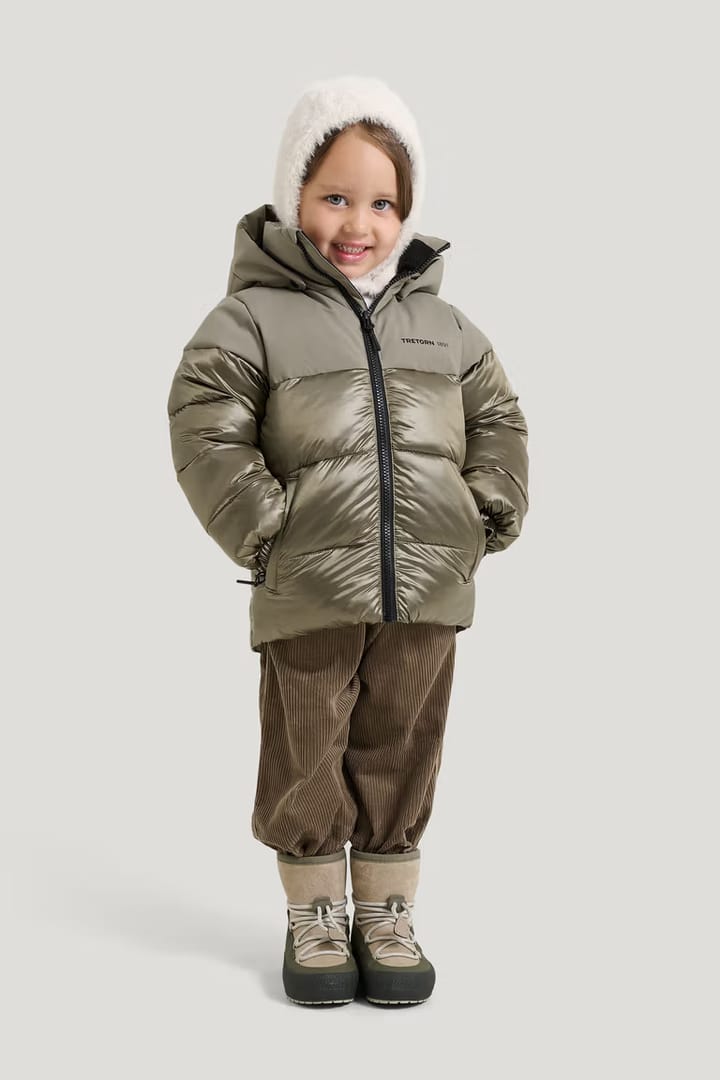 Tretorn Kids' Flake Puffer Jacket Smokey Olive Tretorn