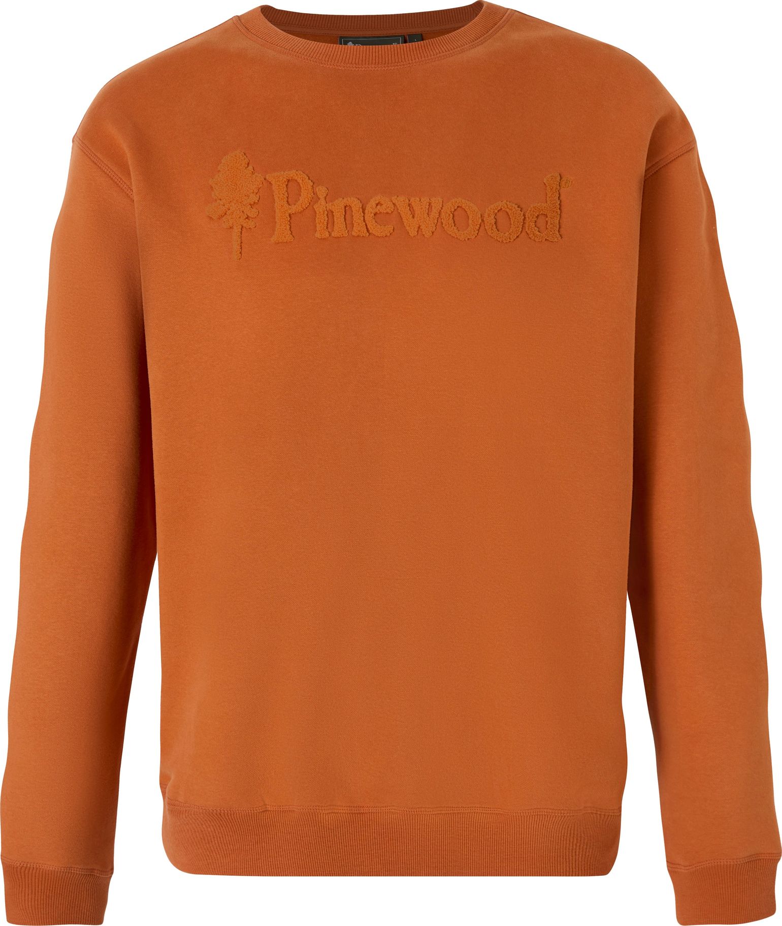 Pinewood Unisex Värnamo Pinewood Logo Sweater Burned Orange