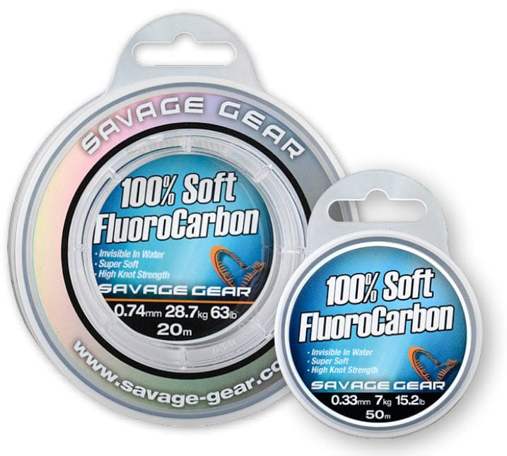Savage Gear Soft Fluoro Carbon 0.26mm 4.7kg 10.3lb Savage Gear Savage Gear Soft Fluoro Carbon 0.26mm 4.7kg 10.3lb Savage Gear