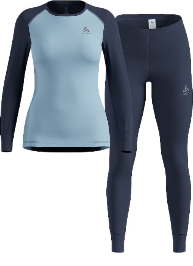 Odlo Women's Odlo Set Active Warm Special Dark Sapphire - Skipper Blue Odlo