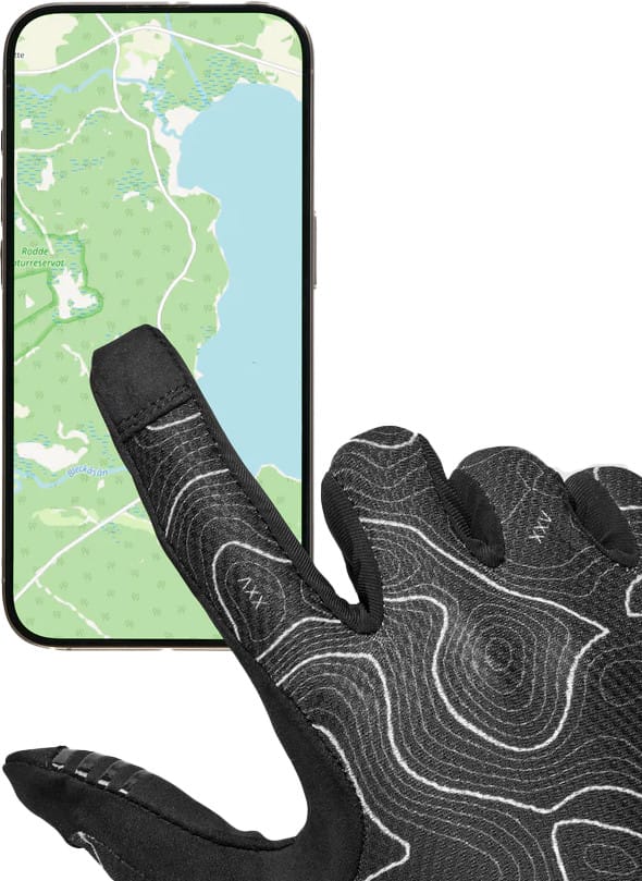 Gripgrab Rebel Full Finger Summer Gloves Black Gripgrab