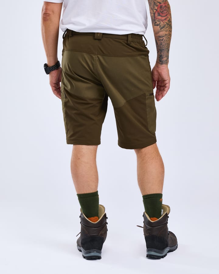 Pinewood Men's Finnveden Hybrid Shorts Dark Olive/H. Olive Pinewood